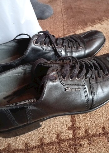 Klasik Erkek Kahverengi Deri Bağcıklı Ayakkabı - Görsel 5