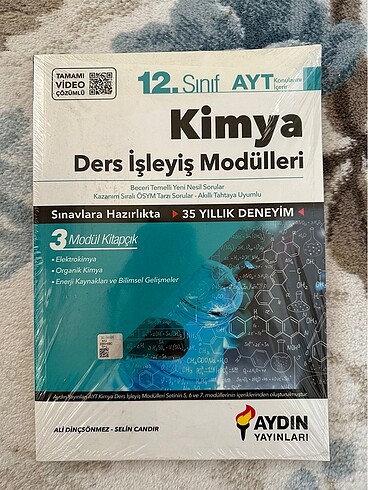 Aydın Yayınları AYT Kimya Ders İşleyiş Modülleri