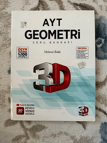 3D Yayınları AYT Geometri Soru Bankası