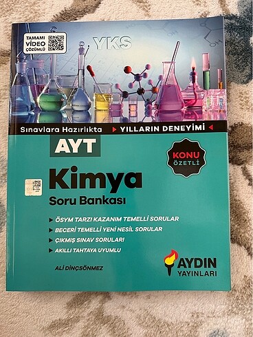 Aydın Yayınları AYT Kimya Konu Özetli Soru Bankası