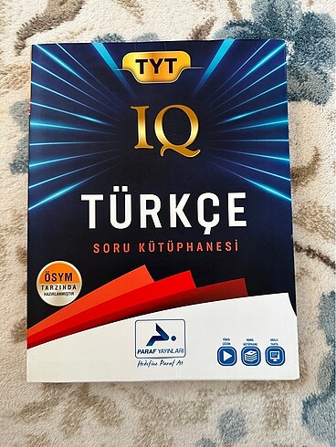 Paraf Yayınları TYT IQ Türkçe Soru Kütüphanesi