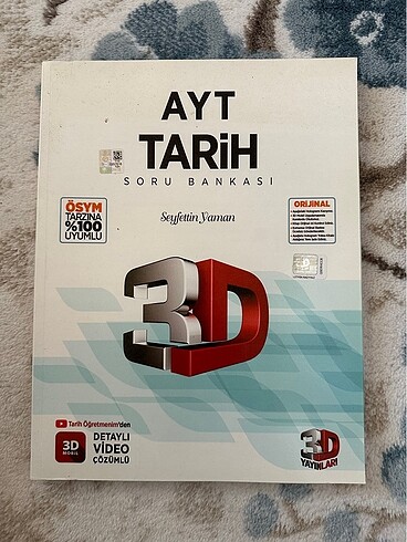 3D Yayınları AYT Tarih Soru Bankası