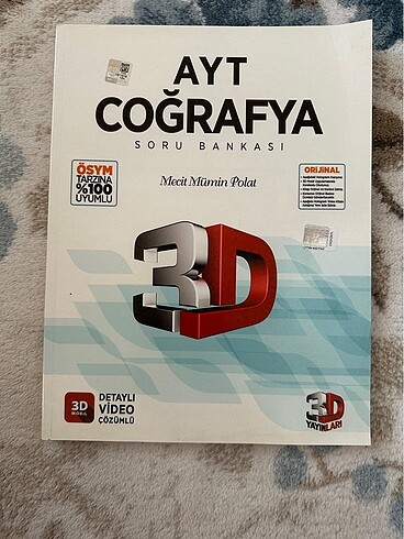 3D Yayınları AYT Coğrafya Soru Bankası