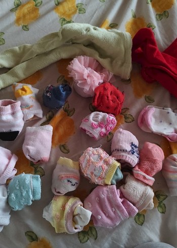 9 Ay Beden çeşitli Renk kız bebek elbiseleri