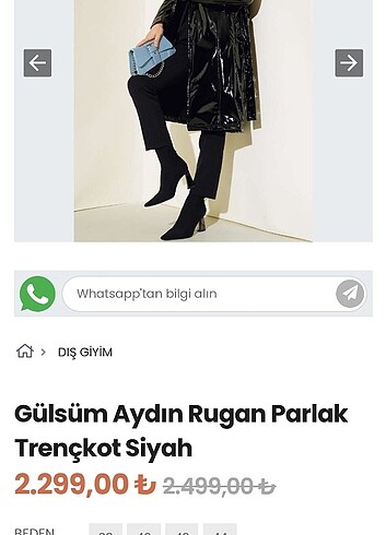 Diğer Parlak rugan trençkot