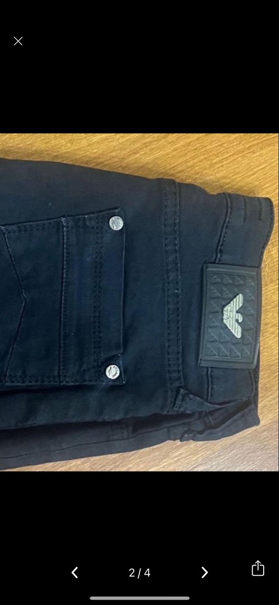 Armani Siyah Kadın Kot Pantolon — görsel 2/5