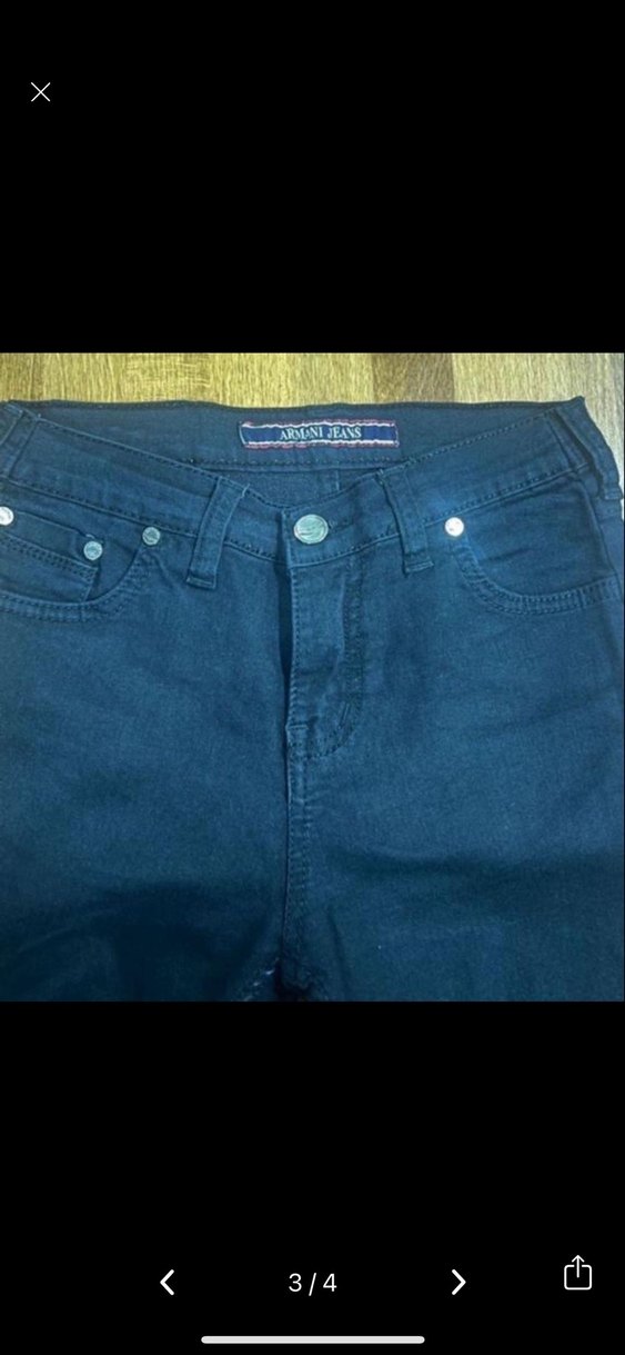 Armani Siyah Kadın Kot Pantolon — görsel 3/5