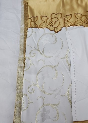 Dantel işlemeli pike takımı - Görsel 2