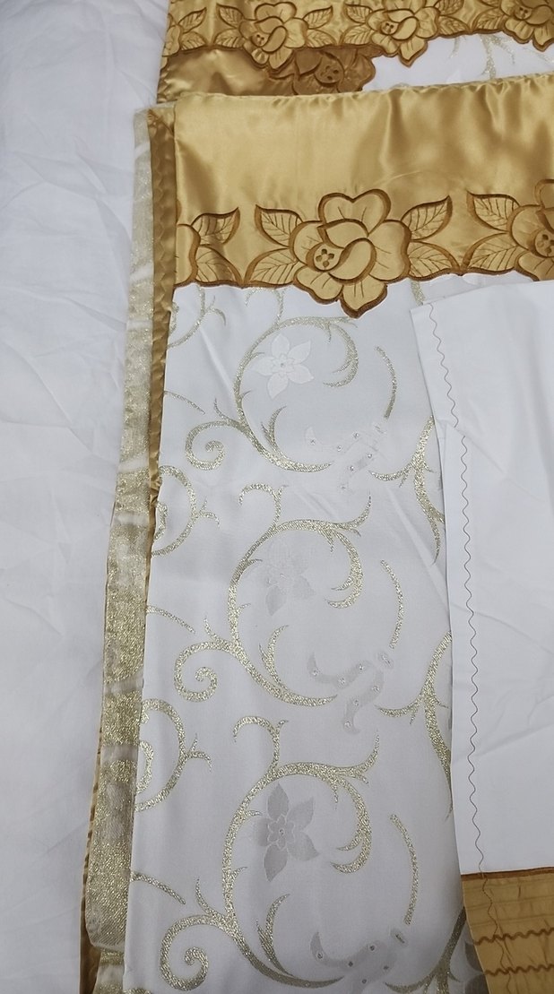 Dantel işlemeli pike takımı - Görsel 2