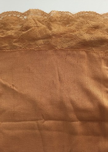  Beden camel Renk Dantel Detaylı bek rengi Kadın Şal