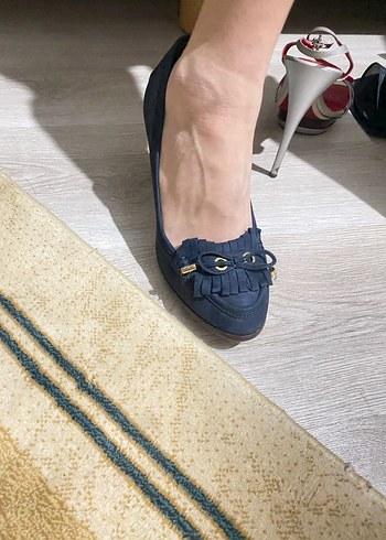 Siyah Yılan Desenli Stiletto Platform Topuklu - Görsel 4