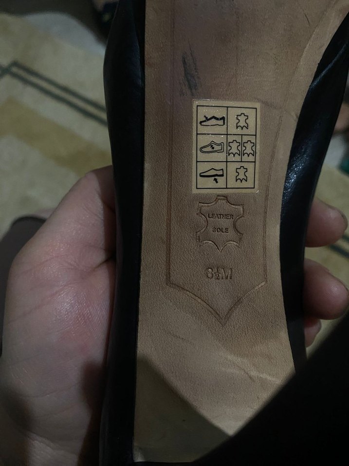 Siyah Yılan Desenli Stiletto Platform Topuklu - Görsel 3