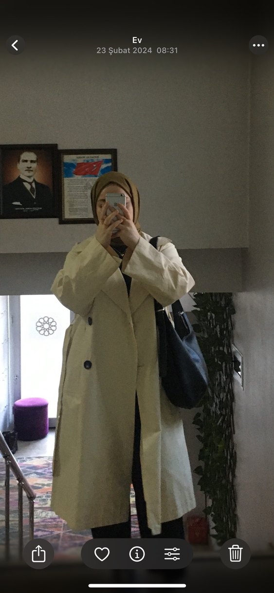 pull and bear trençkot - Görsel 2