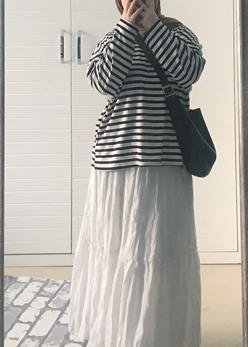 Beyaz Kadın Etek - Görsel 3