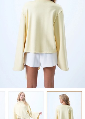 tereyağ sarısı bluz - Görsel 2