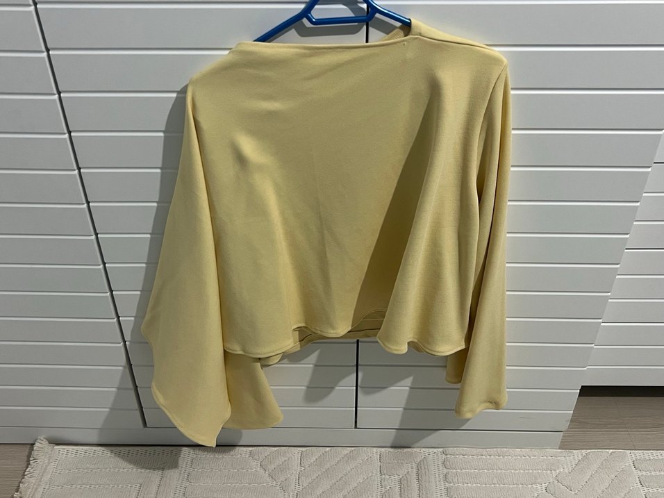 tereyağ sarısı bluz - Görsel 4