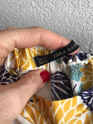 Zara Zara nin beli lastikli harika ipek pantolonu ????