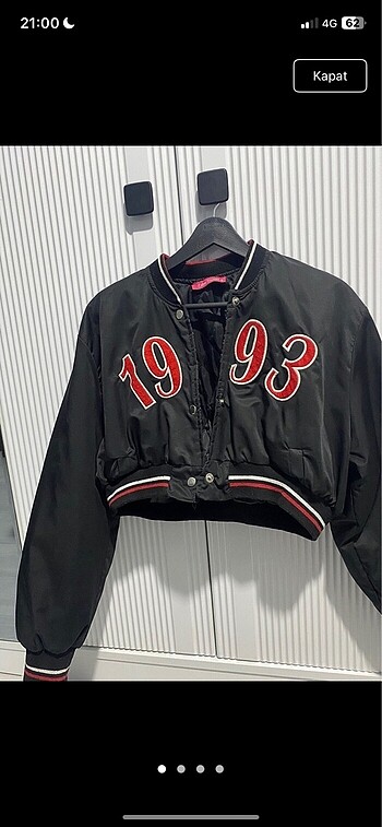 Crop ceket