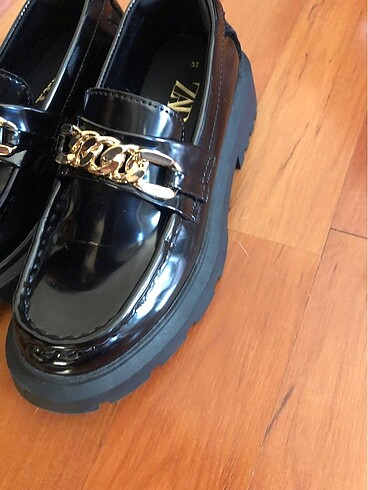 32 Beden siyah Renk Zara çocuk loafer