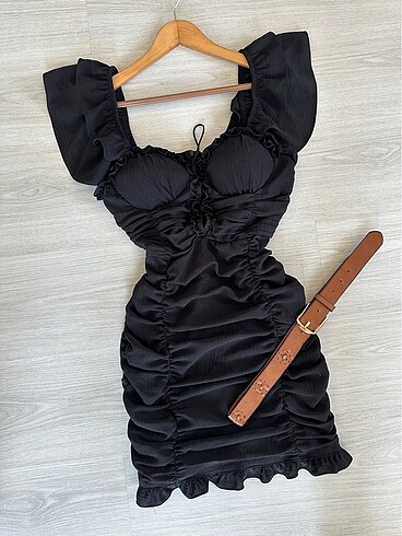 Siyah elbise - Görsel 6