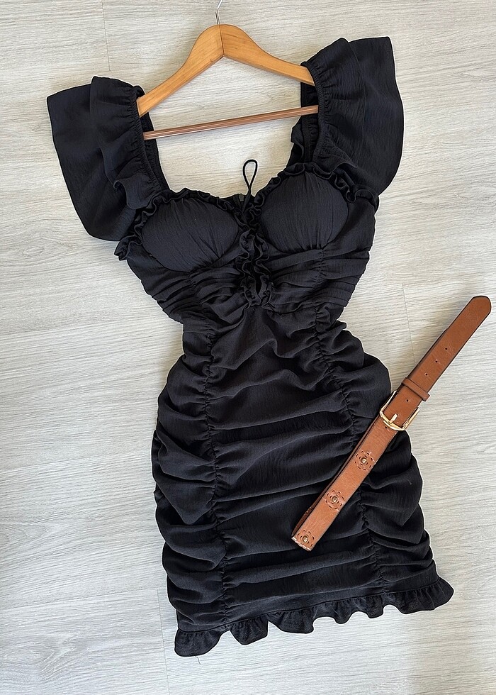 Siyah elbise - Görsel 5