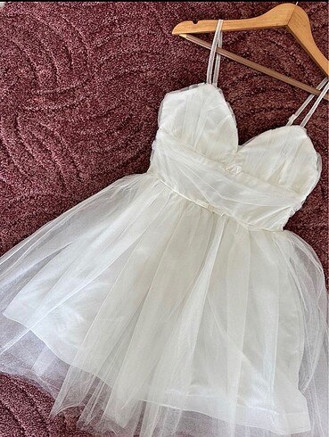 Beyaz elbise - Görsel 5