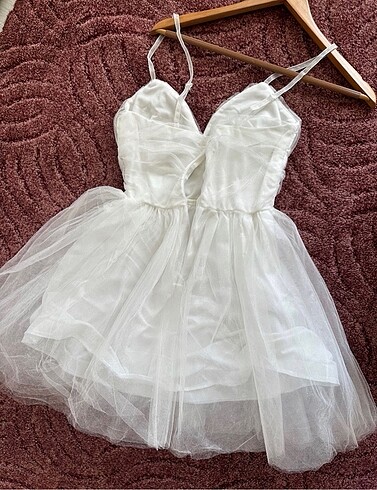 Beyaz elbise - Görsel 6