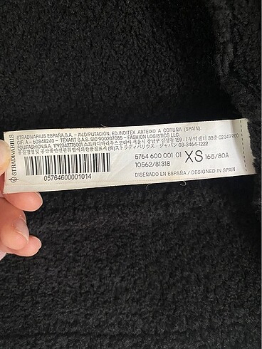 xs Beden siyah Renk Stradivarius kürklü ceket