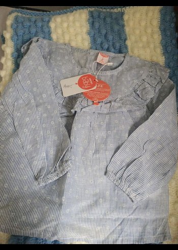 Gri Desenli Bebek gömlek - Görsel 2