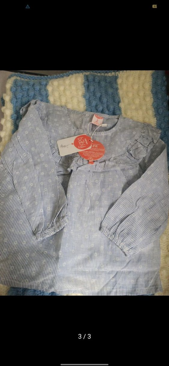 Gri Desenli Bebek gömlek - Görsel 2