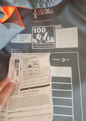 Erkek Çocuk Turuncu Biker Tarzı Yelek - Görsel 5