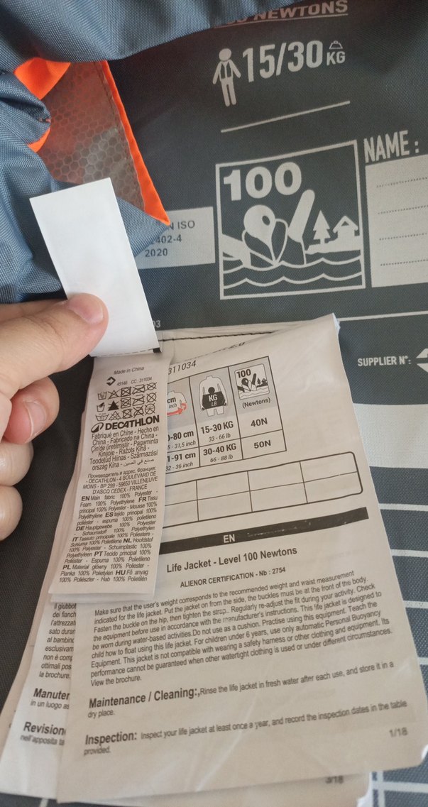 Erkek Çocuk Turuncu Biker Tarzı Yelek - Görsel 4