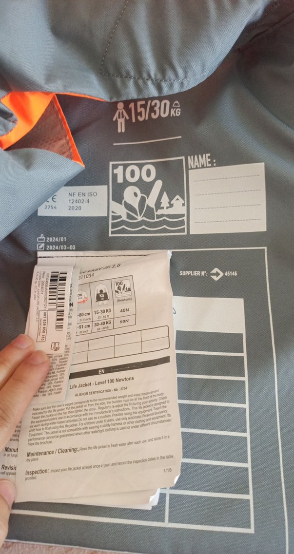 Erkek Çocuk Turuncu Biker Tarzı Yelek - Görsel 5