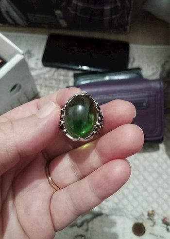 Erkekler İçin Gotik Koyu Yeşil Yüzük