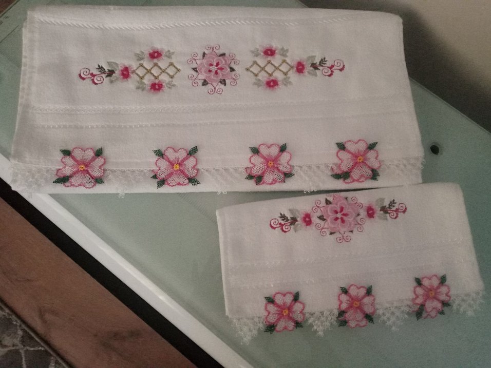 ağır model iğne oyası çeyizlik havlu lar - Görsel 3