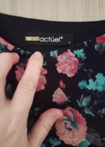 Çiçek Desenli Uzun Bohem Elbise - Görsel 4