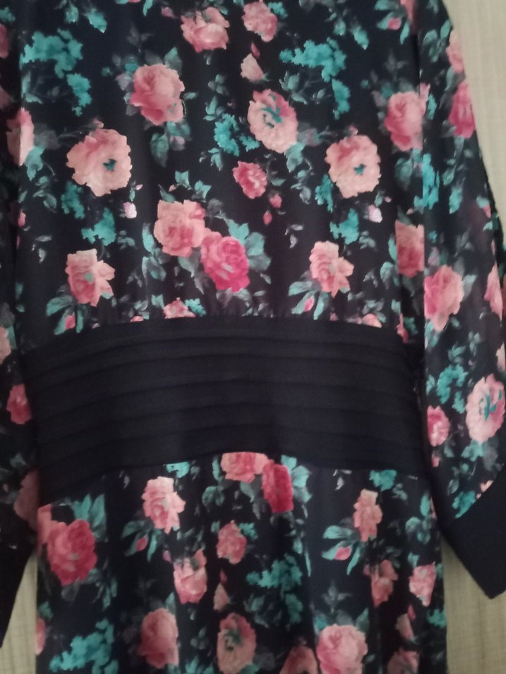 Çiçek Desenli Uzun Bohem Elbise - Görsel 2