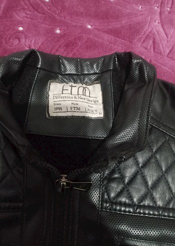 Siyah  Deri  Ceket - Görsel 2