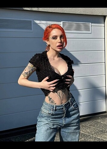 s Beden Alice Transparan Crop