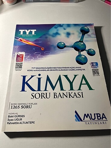 tyt kimya soru bankası