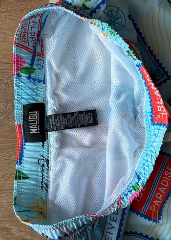 Malibu marka Renkli Erkek Deniz Şortu - Görsel 4