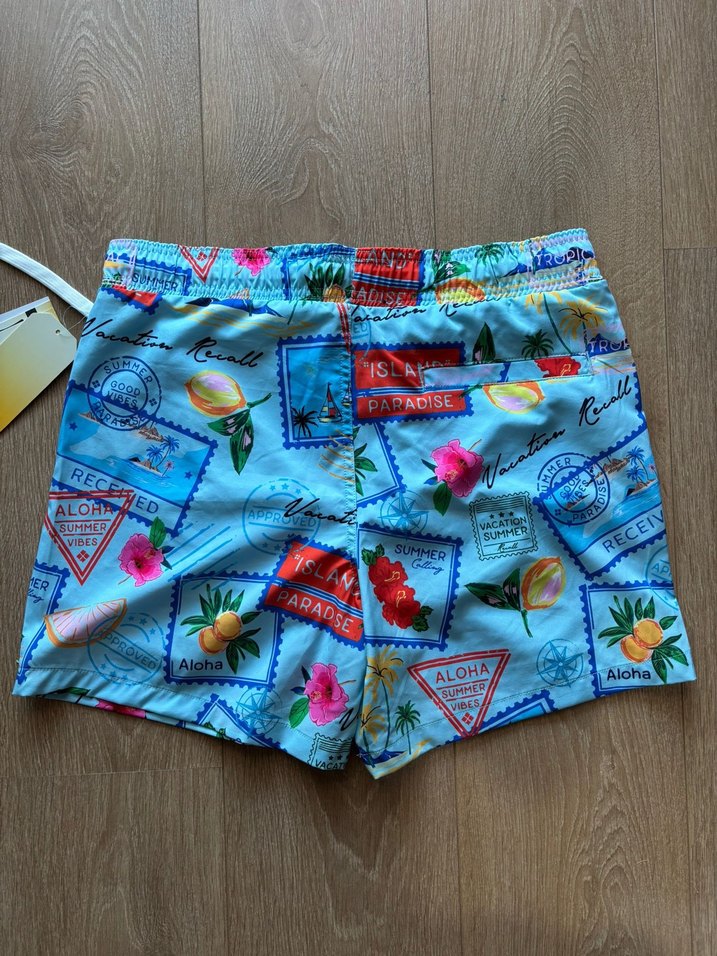 Malibu marka Renkli Erkek Deniz Şortu - Görsel 2