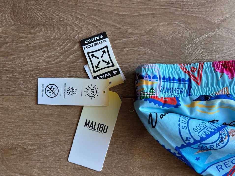 Malibu marka Renkli Erkek Deniz Şortu - Görsel 3