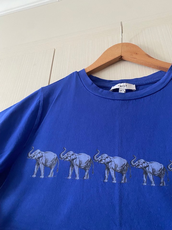 Twist Mavi Kısa Kollu Tişört - Görsel 3