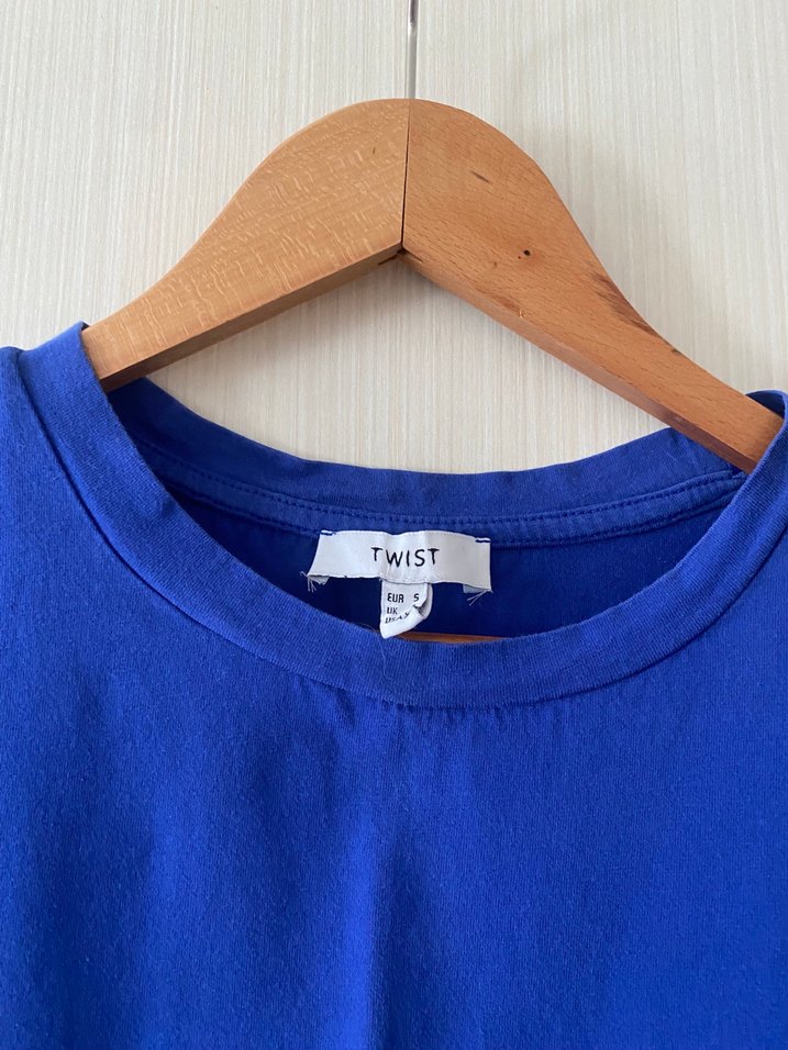 Twist Mavi Kısa Kollu Tişört - Görsel 5