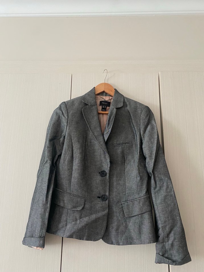 Mango gri blazer - Görsel 4