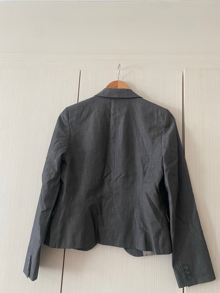 Gri Kadın Blazer Ceket - Görsel 5