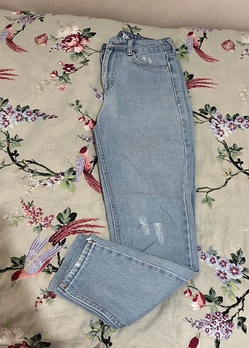 Kadın boyfriend Kesim Denim Pantolon