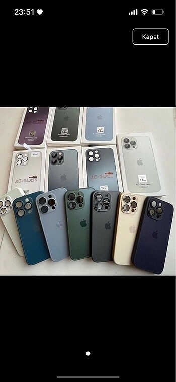 iPhone 14 pro ve iPhone 12 magsafeli ag glass