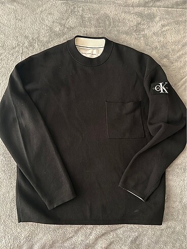 s Beden siyah Renk Calvin Klein Orjinal Kazak